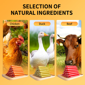 Golosinas para Perros, 100 Unidades, Snacks para Mascotas, Salchicha de Jamón para Mascotas, Sin Granos, Hiperalimentación, Alto Contenido de Calcio, Golosinas para Perros y Gatos - Product Image 2