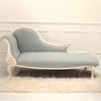 Chaise longue en bois massif de style vintage, fauteuil royal, canapé, vente chaude 2020
