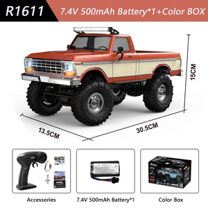 Coche RC HB R1609 1:16 2.4G 4WD Todoterreno con Control Remoto, Camiones Crawler con Luces LED, Vehículo de Escalada, Juguetes Modelo para Niños y Adultos - Product Image 4