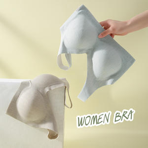 Wholesale M L XL XXL 3XL Push-up Comfort Wireless <strong>Bra</strong> Women's Bralette with Fixed Paddings - Product Image 5