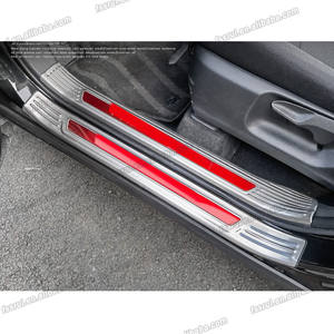 Cubierta protectora de umbral de puerta de coche, embellecedor decorativo para <span class=keywords><strong>toyota</strong></span> <span class=keywords><strong>corolla</strong></span> <span class=keywords><strong>cross</strong></span> 2022 <span class=keywords><strong>2023</strong></span>, accesorios de decoración de estilo automático - Product Image 5