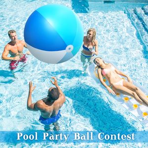 Tendance du moment : Ballon de plage gonflable géant de 60 pouces, grand jouet de piscine en PVC, ballon jumbo pour adultes, été, plage, fête de piscine, jeux en plein air - Product Image 5