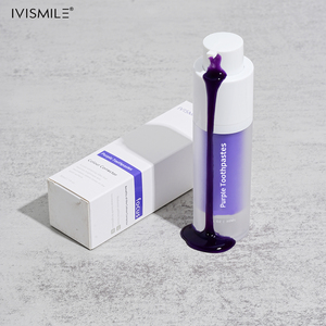 Hot Selling Purple <strong>Colour</strong> <strong>Corrector</strong> Gel OEM ODM Private Label Customized Packaging Enamel Safe Whitening <strong>Toothpaste</strong> - Product Image 6