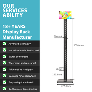 Bán buôn kim loại Lollipop cây kẹo hiển thị đứng với bột tráng bề mặt cho siêu thị bán lẻ - Product Image 4