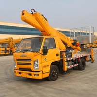 Camion plateforme élévatrice mobile hydraulique pour travaux en hauteur, destiné à la construction et à l'entretien