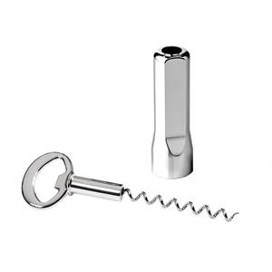 Sacacorchos 'BACCO' Portátil de Acero Inoxidable, Abridor de Vino con Logotipo Personalizable, L=160 mm, Forma de Botella, Artículo de Cocina para Uso Doméstico - Product Image 3