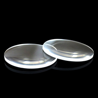 50mm Dia 300mm Focal Length K9 Optical Glass Double-sided Convex Lens for Magnifying Glass and Optical Instruments