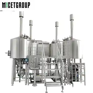 Completo automatico 300L esposizione attrezzature birreria 4 navi fabbrica di birra birra fornitore di birra sistema di produzione