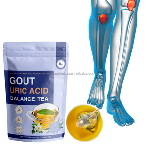 Tisane de soutien naturel de qualité supérieure pour l'acide urique rénal, fraîchement mélangée en sachets pour soulager la douleur et équilibrer le sang (goutte, acide urique) - Product Image 1