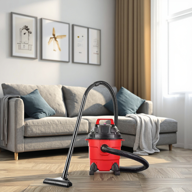 1000W 15L Small Vacuum Cleaner Canister Plastic Powerful Vacuum Cleaner for Household Hotels Application