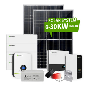 ระบบพลังงานแสงอาทิตย์แบบเชื่อมต่อกับระบบไฟฟ้า 6KW 10KW 15KW 20KW 30KW ระบบพลังงานแสงอาทิตย์ครบวงจรสำหรับใช้ในบ้านและอุตสาหกรรม ระบบพลังงานแสงอาทิตย์ 11 ระบบสำหรับอุตสาหกรรม - Product Image 4