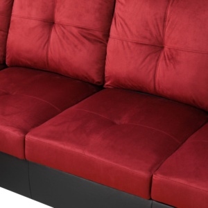Comfortable Fabric Sectional <b>Sofa</b> Set with Crescent-Shaped Stainless Steel <b>Legs</b> <b>for</b> Living Room and Gym Hotel Style - Product Image 6