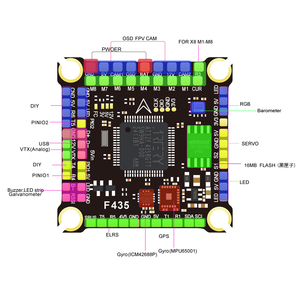 Contrôleur <span class=keywords><strong>de</strong></span> vol DAKEFPV FC405 F405 FC pour drones FPV Freestyle et <span class=keywords><strong>de</strong></span> <span class=keywords><strong>course</strong></span> <span class=keywords><strong>de</strong></span> 5 à 8 pouces - Product Image 6