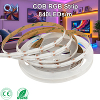 Bande LED RGB ETL BIS Performance Non-Étanche 12V 810 LED 24V 840 LED Flexible pour Rétroéclairage TV Intérieur et Décoration Domestique