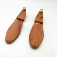 Garde-chaussures réglable en bois de cèdre à deux tubes pour baskets bottes chaussures en cuir Anti-rides
