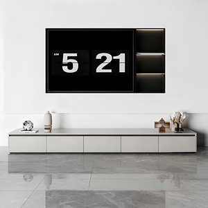 Meuble <span class=keywords><strong>TV</strong></span> en bois écologique au design moderne et personnalisable avec rangements pour ferme, hôtel, salon, chambre à coucher <span class=keywords><strong>65</strong></span> pouces et plus - Product Image 2