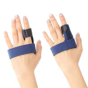 Penahan Splint jari medis, penyangga patah tulang tangan dan jari yang dapat disesuaikan, perangkat fiksasi jari telapak tangan - Product Image 1