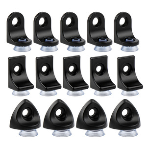 Black Shelf <b>Brackets</b> <b>Plastic</b> Wall Mount Detachable Support For Wardrobe Cabinet Hardware Accessories - Product Image 4