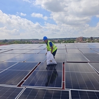 Paket Lengkap PV Surya Komersial & Hunian, Semua Komponen Termasuk Pengikat PV, Layanan Desain Situs Gratis