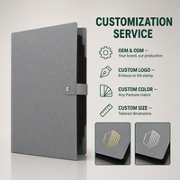 Porte-documents extensible A4 avec logo personnalisé, 5 poches, fermeture à pression supérieure, organiseur de documents, pochette en PP imperméable, pour le bureau