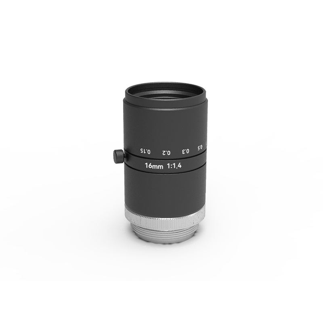 VS Technology SV-1614H 2/3" 16mm F1.4 Manual Iris C-Mount Aspherical Lens 5MP Rated OEM-Compact Model