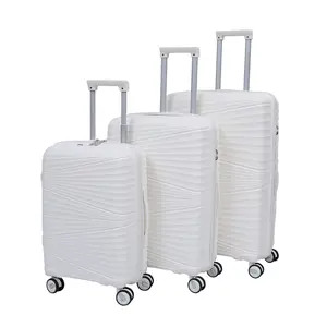 2023 hot sale environmentally friendly material unisex pp hardside carry on luggage