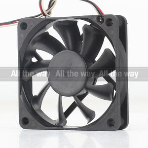 <span class=keywords><strong>Ventilateur</strong></span> <span class=keywords><strong>de</strong></span> refroidissement AVC 5V 24V 48V DC 12V 0.20A AC EC 7015 70X70X15MM 7CM à trois fils, flux axial, châssis, double roulement à billes F7015B12MY - Product Image 3