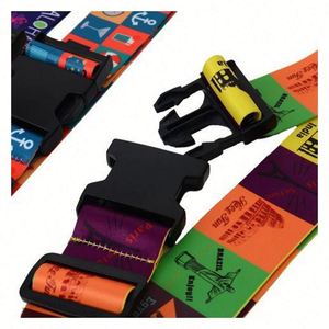 Wholesale Custom Logo Adjustable Travel Packing <b>Straps</b> <b>Luggage</b> Belt Nylon Webbing <b>Luggage</b> <b>Strap</b> Belt - Product Image 2