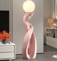 Décoration de Table ou de Sol d'Entrée de Bar Luxe Léger, Figurine Artistique pour Meuble TV de Salon