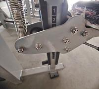 Machine de musculation professionnelle pour centre de fitness, en acier, pour exercices de pectoraux assis, de développement des deltoides et de renforcement des pectoraux et du dos