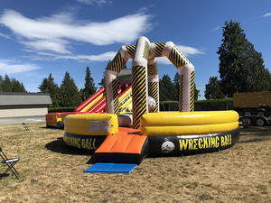 <span class=keywords><strong>Jeu</strong></span> de démolition humaine gonflable en PVC pour enfants, idéal pour les événements et les fêtes foraines en plein air - Product Image 5