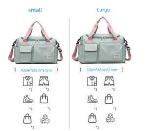 Bolsas de Equipaje Personalizadas, Compre en Línea, Bolsa de Deporte Impermeable para Fitness, Yoga, Gimnasio, Bolsa de Viaje - Product Image 6