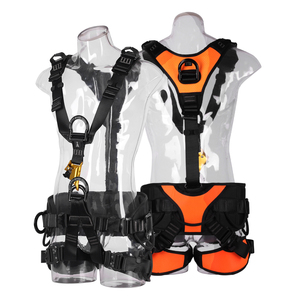 新しいスタイルの全身安全ハーネス胸アセンダー付き登山救助 - Product Image 1