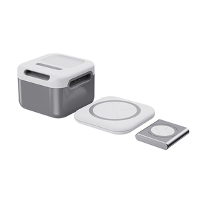 Base de Carga Inalámbrica Magnética 3 en 1 para Escritorio, Carga Rápida de 15W para Samsung, <span class=keywords><strong>Galaxy</strong></span>, Apple, iPhone y Apple Watch - Product Image 3