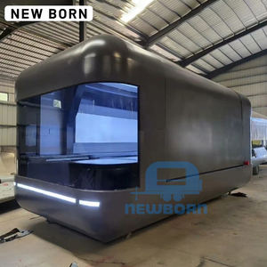 Gerobak Makanan Kustom dengan Dapur Lengkap, Van Makanan Mobile Cepat, Kios, Trailer Katering, Remolque, Truk Makanan - Product Image 2