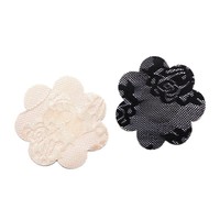 SATCOCO Offre Spéciale jetable amovible dentelle poitrine pétales fleur forme mamelon Patch robe de mariée peau noire respirant Invisible