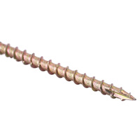 Acier au carbone zingué jaune entraînement Torx tête plate bois auto-forage vis à cloison sèche tête CSK vis de coupe autotaraudeuse