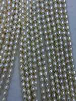 Perles d'eau douce naturelles certifiées Edwin, 5-6 mm, forme riz, qualité AA/AAA, blanches, pour la fabrication de bijoux, origine Zhejiang, vente en gros