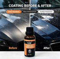 Revêtement céramique nano CheVe.Gar 12H, protection de peinture, verre liquide hydrophobe, finition de carrosserie, brillance miroir, anti-rayures