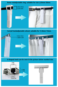 Moteur de rideau intelligent WiFi LifeLibero Tuya avec télécommande RF, contrôle vocal via application, <span class=keywords><strong>batterie</strong></span> rechargeable pour tringle à rideaux - Product Image 3