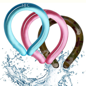 Wearable <strong>Neck</strong> Cooling Tube for Cold Therapy and Hot Weather, <strong>Neck</strong> Gel Ice <strong>Cooler</strong> for Outdoor Workers, Sports - Product Image 1