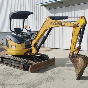 Excavatrice d'occasion à faible nombre d'heures de fonctionnement, 2,5 tonnes, d'origine japonaise, marque CAT, polyvalente, de qualité, mini-excavatrice. - Product Image 3