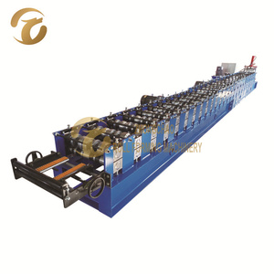 Machine de formage à froid pour gouttières en acier coloré aluminium, certifiée CE - Product Image 6
