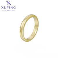 X000866681 XUPING Bijoux Minimaliste Simple Bague De Mariage Marque Cuivre 14K Anneau De Mode Bijoux Anneaux