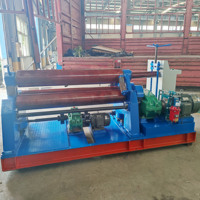 Machine à rouler les tôles en acier W11 - 12 * 1500, manuelle, à 3 rouleaux, avec un bon prix