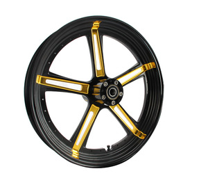 Anillo de acero de <span class=keywords><strong>21</strong></span> pulgadas para motocicleta, <span class=keywords><strong>Llanta</strong></span> de Aleación de aluminio forjado, oro, anode, 21x3,50 - Product Image 4