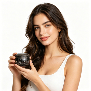 Boîtes de bougies artistiques en coton non toxique parfumées, avec couvercles de luxe, forme personnalisable, étiquette privée, pour remplissage, vente au détail et échantillonnage en réseau - Product Image 2