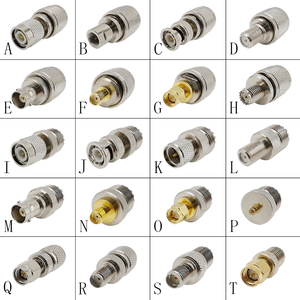 Adaptador Convertidor de Conector Coaxial RF Recto de 1 Pieza, UHF SO-239 PL-259 Macho Hembra a F/TNC/BNC/SMA/MCX/FME/Mini UHF - Product Image 5