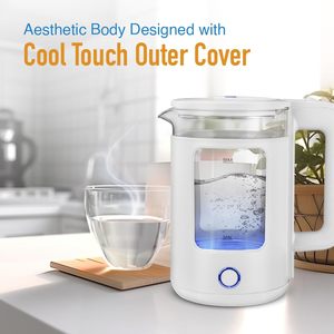 2L Glass Electric <b>Kettle</b> with Stainless Steel Heating Plate Fast Boiling Water Heater Water <b>Kettle</b> for Household Kitchen - Product Image 2