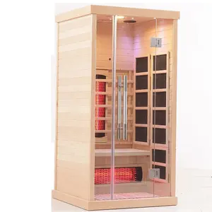 Clés à infrarouge près du corps, sauna d'arrière-cour avec panneau de commande